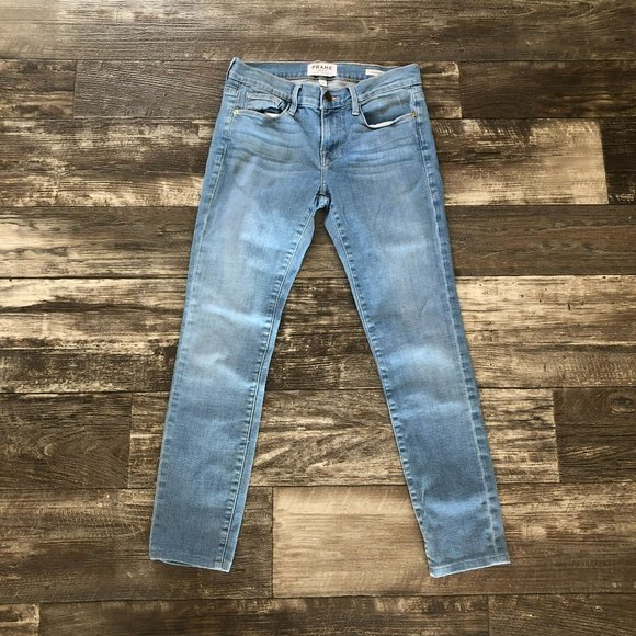 Frame Denim Denim - Frame Jeans Size 26 le Skinny de Jeanne Antibes Light Wash